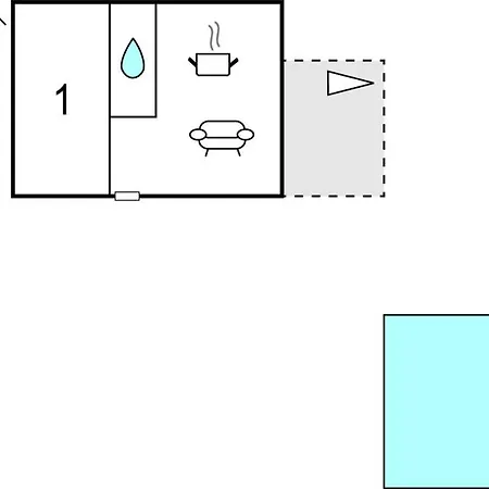 公寓 One-bedroom In *
