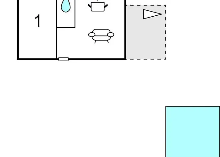 公寓 One-bedroom In *